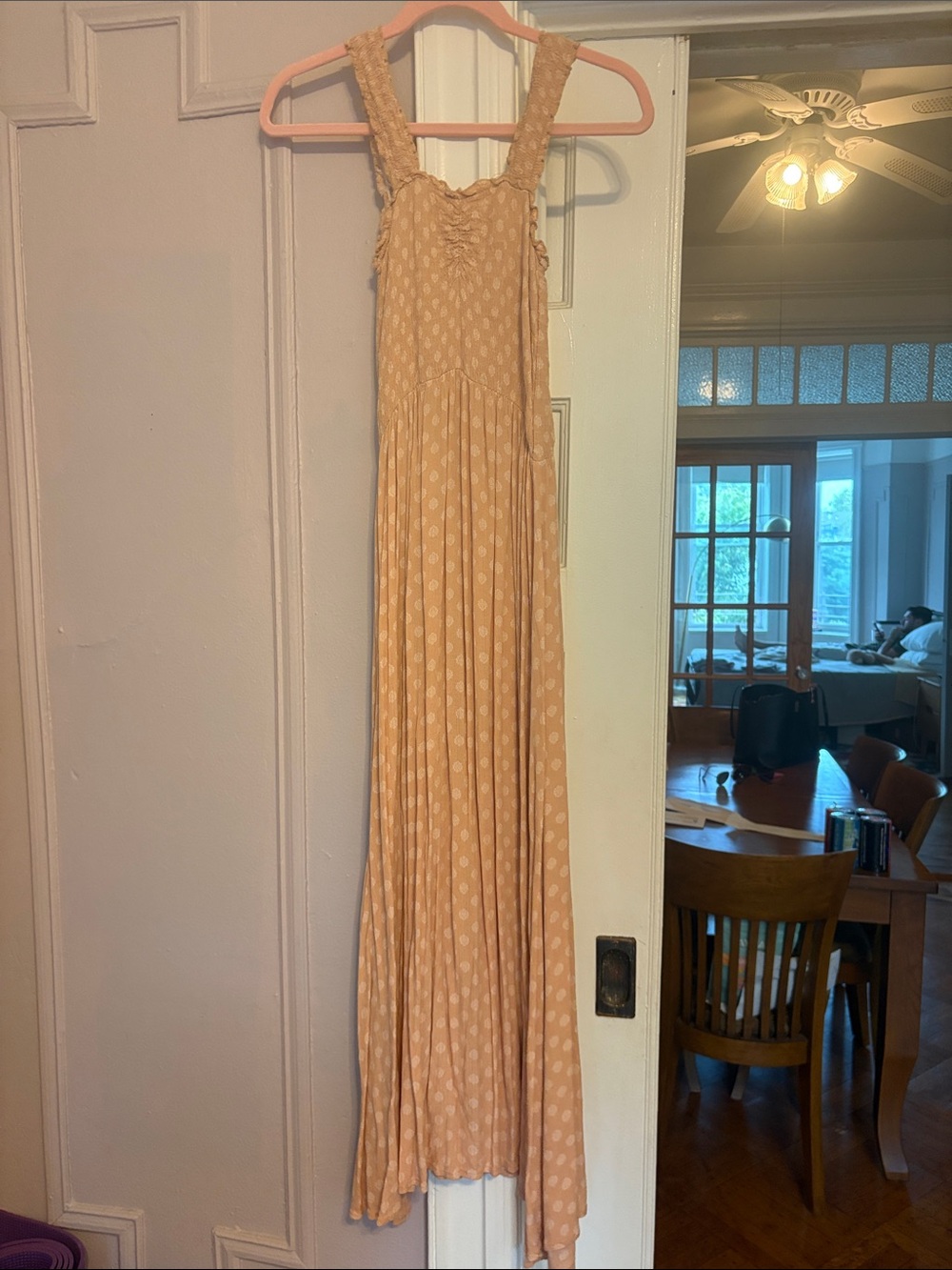 Women’s floral Dot maxi dress